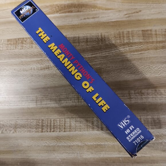 Monty Python's the Meaning of Life 1983 VHS Terry Gilliam Jones VTG  MCA British - Picture 3 of 6